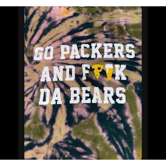 Green Bay Packers F*** Da Bears Tie-Dye Tee - Picture 3 of 4